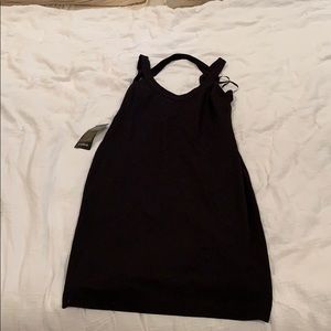 Brand new black halter midi dress Bebe